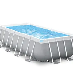 Piscina Estruturada Retangular 10.874 Litros com Bomba 127V (110V) Prism Intex