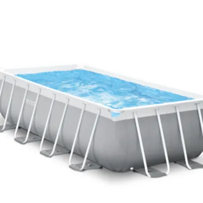 Piscina Estruturada Retangular 10.874 Litros com Bomba 127V (110V) Prism Intex