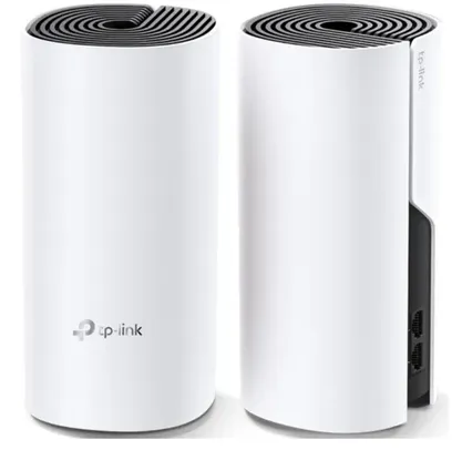 [R$ 462,83 1ª Compra] Roteador TP-Link DECO M4 Kit C/2 Mesh Archer AC1200 Gigabit Dual Band