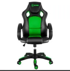 Cadeira Gamer X-Zone CGR-02 Encosto Reclinável - Verde | R$649