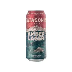 [Regiões Selecionadas] 35 Unid Cerveja PATAGONIA Amber Lager Lata 473 mL | R$ 2,27 cada