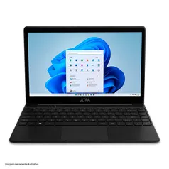 [AME R$ 1385] Notebook Ultra, Windows 11 Home, Tela 14 Pol, Processador Core I5-1135g7, Memória /8gb/256gb Ssd Preto Multi - UB540