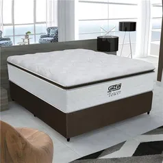 Cama Box Casal Colchão de Molas Pocket Ensacadas Tower Gazin | R$1399