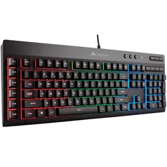 Teclado Gamer Corsair K55 RGB ABNT2 | R$ 200