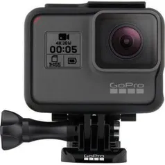 Câmera Digital Gopro Hero 5 Black à prova d'água 12.1MP com Wi-Fi e Gravação 4K - Cinza/Preta 