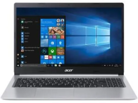 Notebook Acer Aspire 5 A515-54-587L Intel Core i5 - Quad-Core 8GB 256GB SSD 15,6” Windows 10