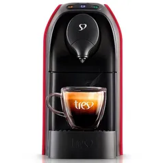 Cafeteira Espresso TRES Passione Multibebidas - Vermelha 110V