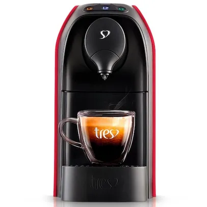 Cafeteira Espresso TRES Passione Multibebidas - Vermelha 110V