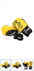 Kit de Luva Boxe/Muay Thai Pretorian 14oz + Bandagem + Protetor bucal | R$162