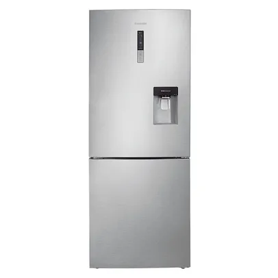 Geladeira Samsung Frost Free Duplex BOTTOM BAROSA com Smart Sensor e Dispenser de Água 432L Inox Look