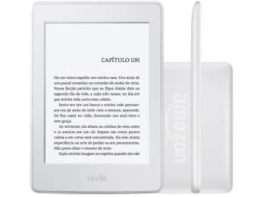 Kindle Paperwhite Amazon Tela 6” 4GB Wi-Fi - Luz Embutida - R$297