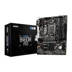 Placa Mãe MSI B460M-Pro LGA 1200 M-ATX DDR4