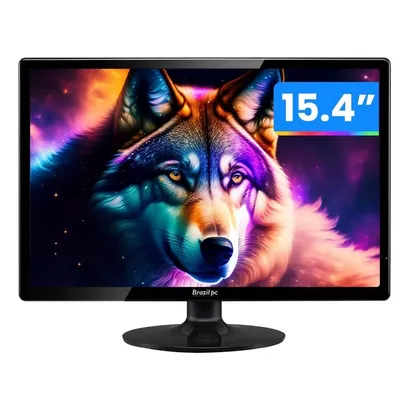 Foto do produto Monitor Led Widescreen 15.4" Brazilpc 15BPC-KAN HDMI