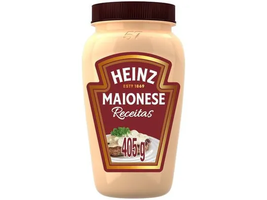 [APP +MAGALUPAY]Maionese Tradicional Heinz Receitas - 405g | R$6