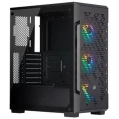 Gabinete Gamer Corsair iCUE 220T Airflow, Mid Tower, RGB, Lateral em Vidro R$570