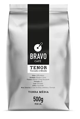 Bravo Café Café Tenor Torrado E Moído Frutas Vermelhas 500G Pacote De 1