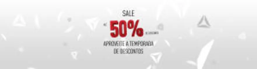 Sale Reebok, até 50% OFF