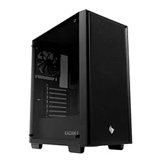 Gabinete Gamer Pichau Kazan 2, Mid-Tower, Lateral de Vidro, Com 4 Ventoinhas, Preto, PG-KZN2-BL01