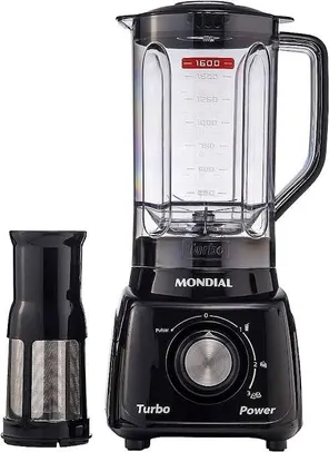 Liquidificador Mondial Turbo Power L-99 FB Preto - 127V