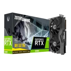 Placa de Vídeo Zotac Gaming NVIDIA GeForce RTX 2060, 6GB GDDR6, Ray Tracing, LED Branco - ZT-T20600R-10M