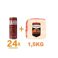 Kit 24 Brahmas Duplo Malte + Contrafilé Maturatta Friboi 1,2 kg | R$ 84,26