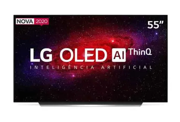 Smart TV 4K LG OLED AI 55" HDR e Wi-Fi - OLED55CXPSA | R$4.675