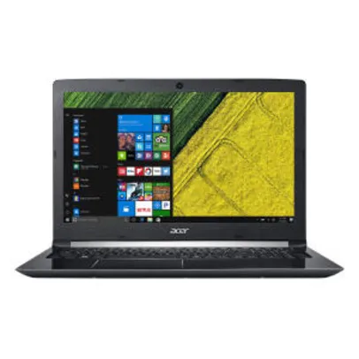Notebook Acer Intel Core i5 4GB 1TB Windows 10 Tela 15,6" Aspire 5 A515-51-55QD Preto POR r$ 2057