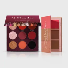 Kit Paleta 9 Shades Mariana Saad + Paleta Bronzer e Blush Collection | R$76