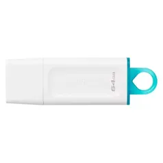 Pen Drive 64GB DataTraveler Exodia Kingston, USB 3.2, Branco