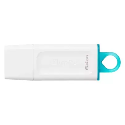 Pen Drive 64GB DataTraveler Exodia Kingston, USB 3.2, Branco