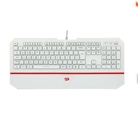 Teclado Gamer Redragon Karura 2, Membrana, ABNT-2, White, K502W-N