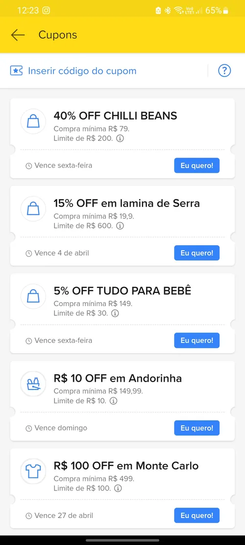 Imagen na descrição da promoção