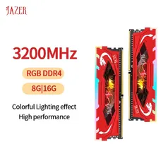 Memória ram JAZER 2X16GB 3200 MHZ RGB 