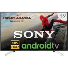 Smart TV Android LED 55" Sony KD-55X755F Ultra HD 4k  POR r$ 2399 por R$ 2399