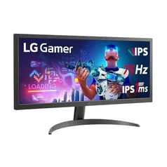 MONITOR LG ULTRAWIDE 26" IPS FULL HD 21:9 (2560 X 1080) HDR10 AMD FREESYNC 1MS (MBR) 75HZ – 26WQ500-B.AWZM - LG