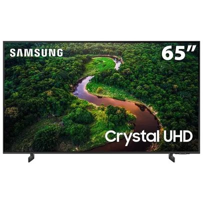 Smart TV 65" Crystal 4K Samsung CU8000, Dynamic Crystal Color, Gaming Hub, Design AirSlim