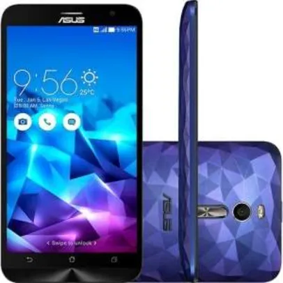 [Saraiva] Asus Zenfone 2 Deluxe Roxo Dual Chip 128GB - R$1.495