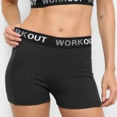 Bermuda Gonew Workout Feminina - Preto