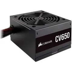 Fonte Corsair CV650, 650W, 80 Plus Bronze - CP-9020211-BR