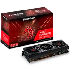 Placa de Vídeo RX 6800 XT Red Dragon, 16GB, GDDR6 PowerColor Radeon , FSR, Ray Tracing, 1