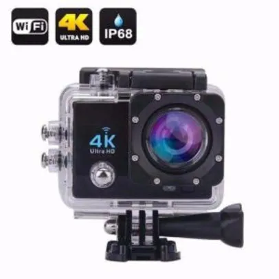 Camera Action Go Cam Pro Sport Ultra 4k Com Bastão De Selfie - R$124