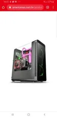 Gabinete Gamer Thermaltake View 27 Preto Led Verde Mid-tower | R$345