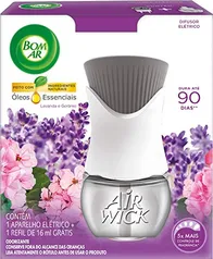 [PRIME] Difusor de Aromas Elétrico Bom Ar Lavanda e Gerânio Aparelho + Refil R$18