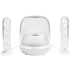 Sistema de Caixas de Som Bluetooth SoundStick4 Harmam Kardon Potência de 140W e Alto-falante 2.1 can