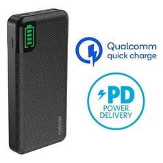 Power Bank 20000 Mah 60w Turbo Geonav Qc 3.0 Power Delivery Pd | R$133