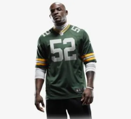 Camisa Nike Futebol Americano Green Bay Packers Masculina - R$150