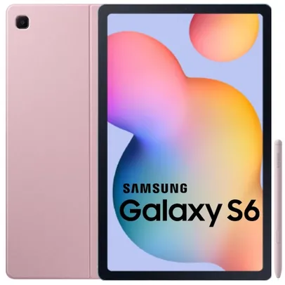 Tablet Samsung Galaxy Tab S6 Lite P613 2023 com Caneta S Pen e Capa protetora, Octa Core, 64GB, 4GB ram, Tela 10.4, Android 13, Rosa - SM-P613NZIVZTO