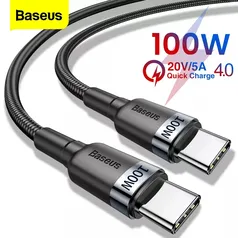 Cabo usb c Baseus Pd 100w 4.0 Type C Cable For Xiaomi Mack