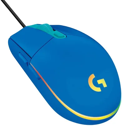 Mouse Gamer Logitech G203 Lightsync Rgb, 6 Botões Programáveis e Até 8.000 DPI | R$120