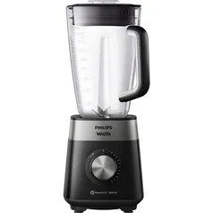 [Reembalado] Liquidificador Philips Walita RI2242/91 3L Problend 12 Velocidades com 6 Lâminas Preto 1200w